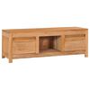 vidaXL TV Cabinet Teak Solid teak wood 39.4 x 11.8 x 13.8 in