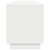 vidaXL TV Cabinet White Engineered Wood Large TV Cabinet Rectangular