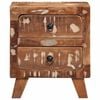 vidaXL Bedside Cabinet Multicolour Solid reclaimed wood Small
