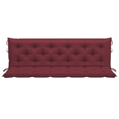 vidaXL Cushion for Swing Chair Wine Red 70.9" Fabric