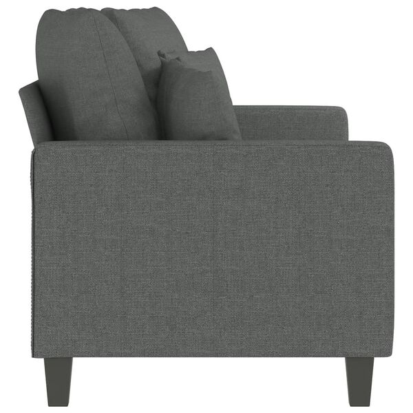vidaXL 2-seater Sofa Dark Grey