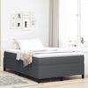 vidaXL Bed Frame Dark gray 47.2" x 74.8" Corduroy fabric