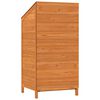 vidaXL Garden Shed Brown Solid fir wood Medium Garden Shed Rectangular