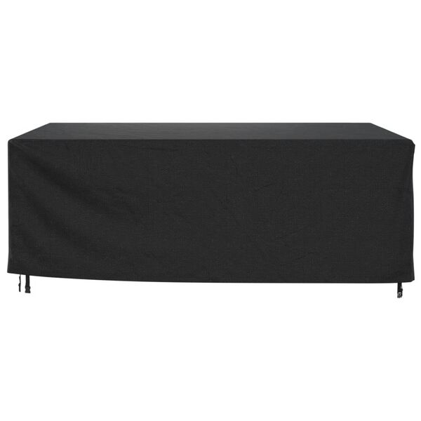 vidaXL Garden Furniture Cover Black 420D Oxford fabric with PU coating