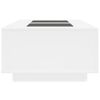 vidaXL Coffee Table White Engineered wood 45.7 x 27.2 x 15.7 in