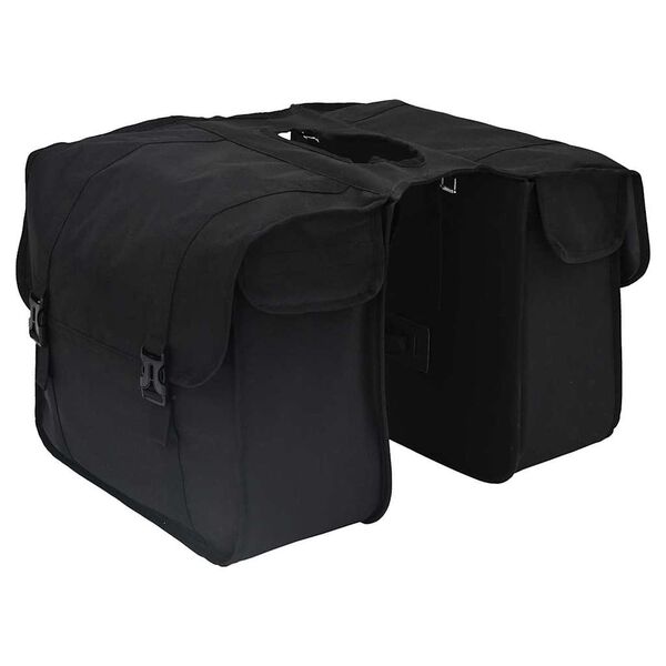 vidaXL Bicycle Bag Black 40 x 18.5 x 35 cm Polyester