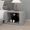 vidaXL Bedside Table Grey sonoma Engineered wood Medium Bedside Table