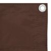 vidaXL Balcony Screen Brown 47.2x157.5" Oxford Fabric