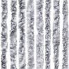 vidaXL Insect Curtain White and Grey 35.4x86.6" Chenille