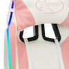 vidaXL Racing Chair Pink and White