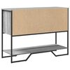 vidaXL Console Table Grey Sonoma Engineered Wood Medium Console Table