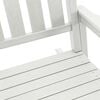 vidaXL Garden Rocking Chair 2 pcs White 70 x 92 x 108cm Plastic