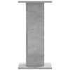 vidaXL Speaker Stands 2 pcs Concrete Grey 11.8x11.8x23.6" Engineered Wood