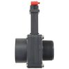 vidaXL Pool Gate Valve Black ABS Medium Pool Gate Valve Rectangular