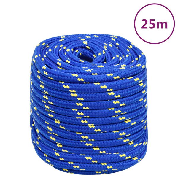 vidaXL Boat Rope Blue 0.71 " 82.0 ' Polypropylene