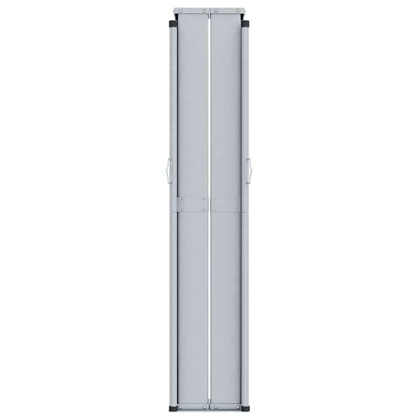 vidaXL Side Awning Black Polyester with PU coating, steel, aluminum