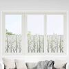 vidaXL Window Film Set of 2 Frosted Bamboo PVC 17.7 in x 196.9 in
