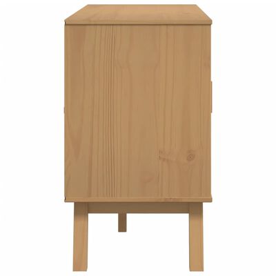 vidaXL Sideboard OLDEN Brown 44.9"x16.9"x28.9" Solid Wood Pine