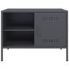 vidaXL TV Cabinet Set of 2 Anthracite Steel Standard TV Cabinet