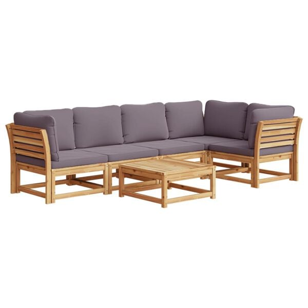 vidaXL Garden Lounge Set Dark grey