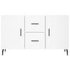 vidaXL Sideboard White Engineered wood 39.4 in Sideboard Rectangular