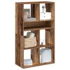 vidaXL Book Cabinet Old Wood Engineered Wood Tall Book Cabinet