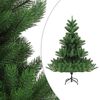 vidaXL Nordmann Fir Artificial Christmas Tree LED&Ball Set Green 70.9"