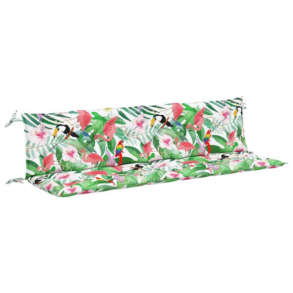 vidaXL Garden Bench Cushion Set of 2 Multicolor 100% polyester