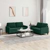 vidaXL Sofa Set Dark Green
