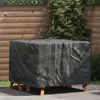vidaXL Furniture Cover Plain Black 39.37 x 39.37 x 27.56 in 420D