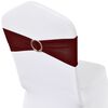 vidaXL Chair Ribbon Set of 25 Bordeaux Polyester, Elastane