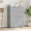 vidaXL Sideboard Concrete Grey Engineered Wood Medium Sideboard