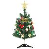 vidaXL Mini Artificial Christmas Tree Green PVC Small