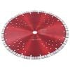 vidaXL Diamond Cutting Disc with Turbo and Holes Steel 11.81 "