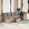 vidaXL Sofa Set Mix Beige