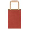 vidaXL Paper Bags 50 pcs with Handles Red 15x8x21 cm