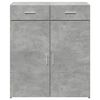 vidaXL Sideboard Concrete Grey Engineered Wood Medium Sideboard