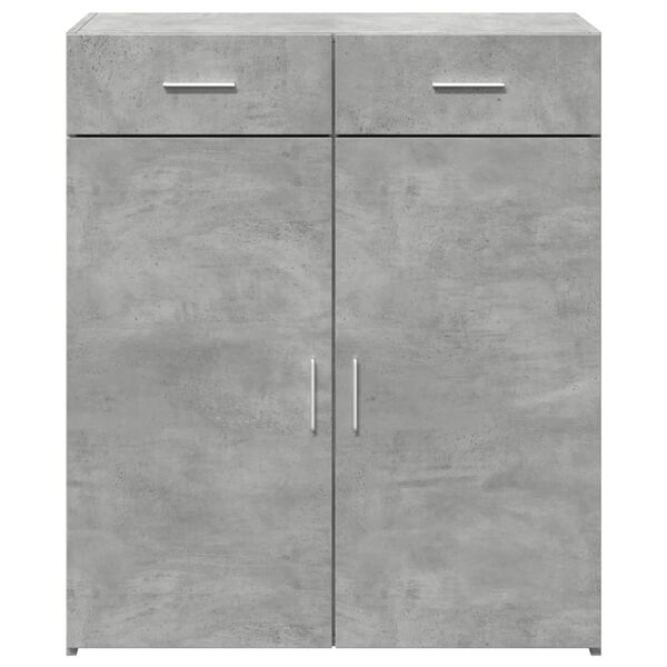 vidaXL Sideboard Concrete Grey Engineered Wood Medium Sideboard