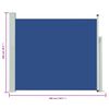vidaXL Patio Retractable Side Awning 39.4x118.1" Blue