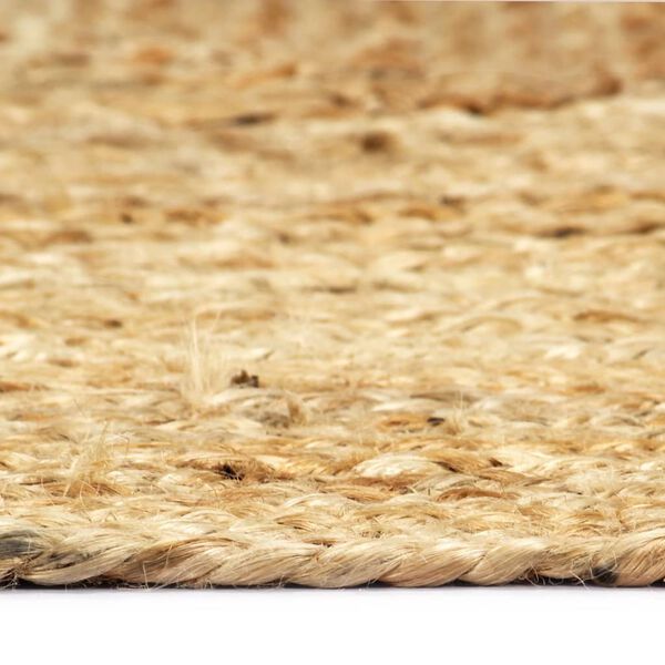 vidaXL Area Rug Natural Jute Medium Tough Area Rug Rectangular
