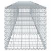 vidaXL Gabion Basket Silver Galvanized Iron Extra Large