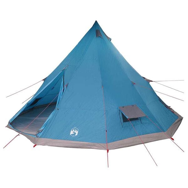 vidaXL Family Tipi Tent Folding Blue and Grey 560 x 560 x 300 cm