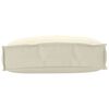 vidaXL Cushion Cream 19.69 x 15.75 x 4.72 in Oxford Fabric