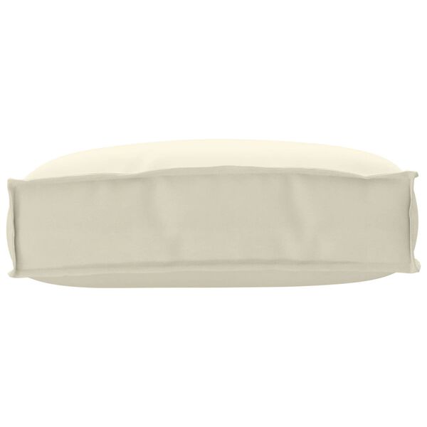 vidaXL Cushion Cream 19.69 x 15.75 x 4.72 in Oxford Fabric