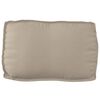 vidaXL Pallet Cushion Set 2 pcs Taupe Oxford Fabric