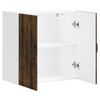 vidaXL Kitchen Wall Cabinet Smoked oak Engineered wood