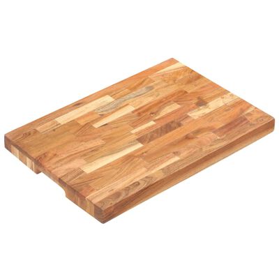 vidaXL Chopping Board 19.7"x13.8"x1.6" Solid Wood Acacia
