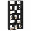 vidaXL Book Cabinet Black oak 100 x 33 x 187.5 cm Engineered wood