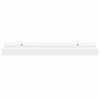 vidaXL Frame Ledge Shelf Set of 2 White MDF 15.7 in x 3.5 in x 1.2 in