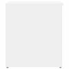 vidaXL Storage Chest White Engineered wood Medium Storage Chest